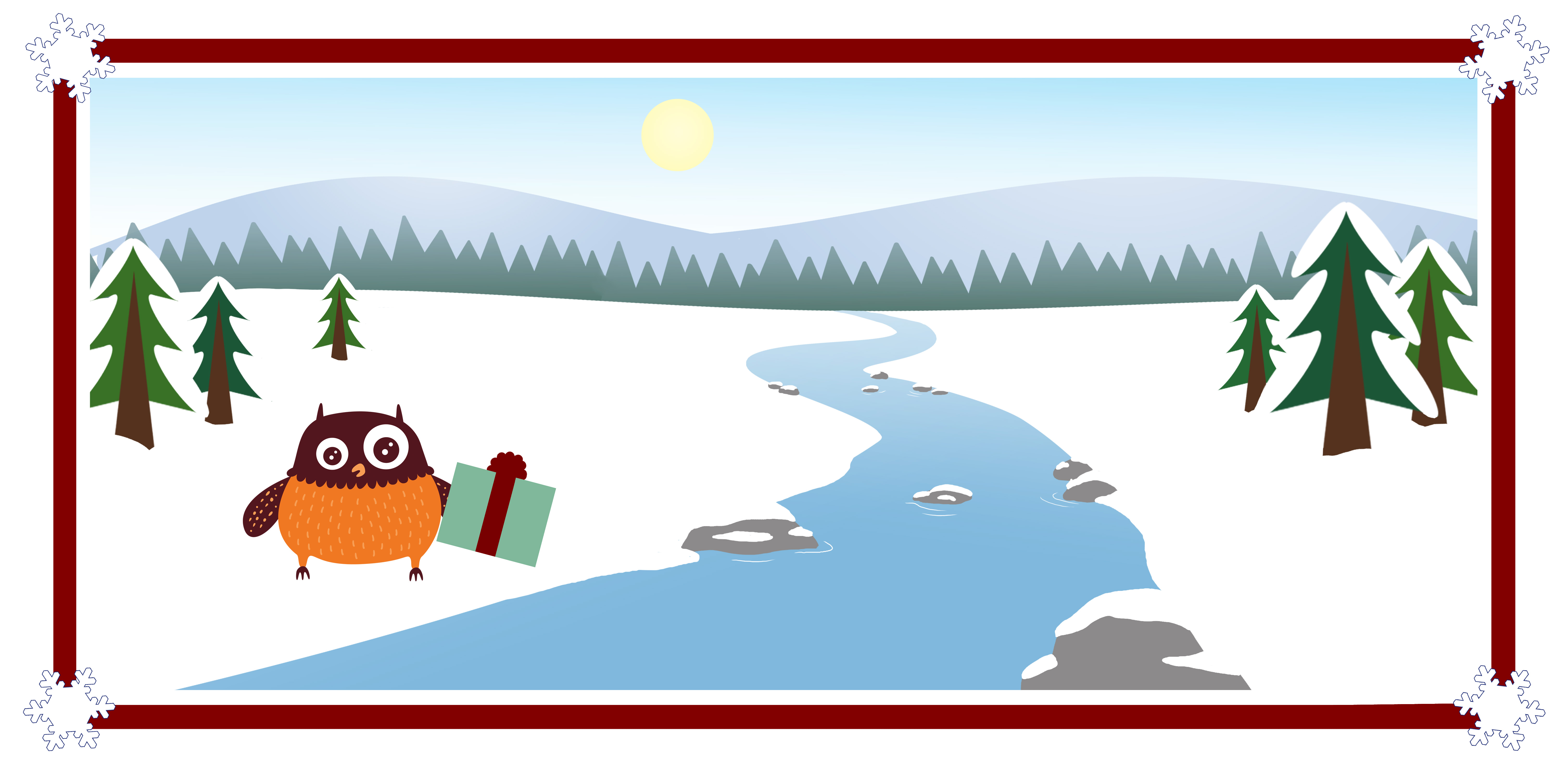 Polarugglan går längst floden.